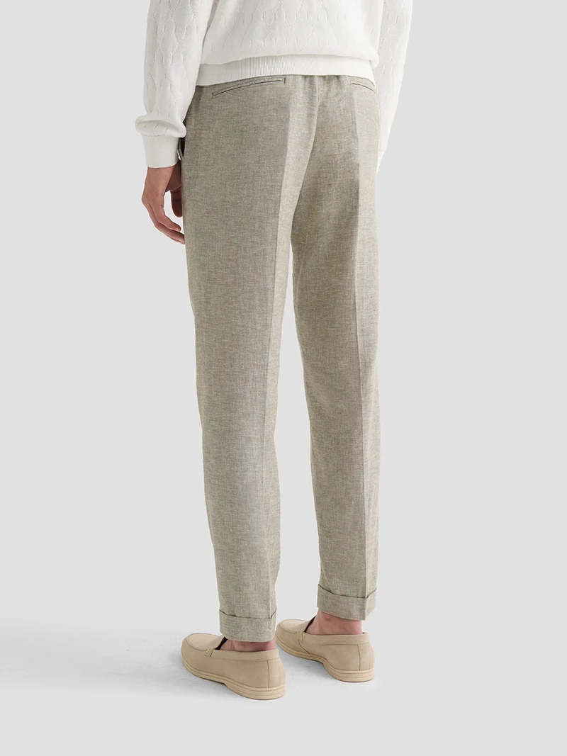 Pantalon de costume semi-élastiquée