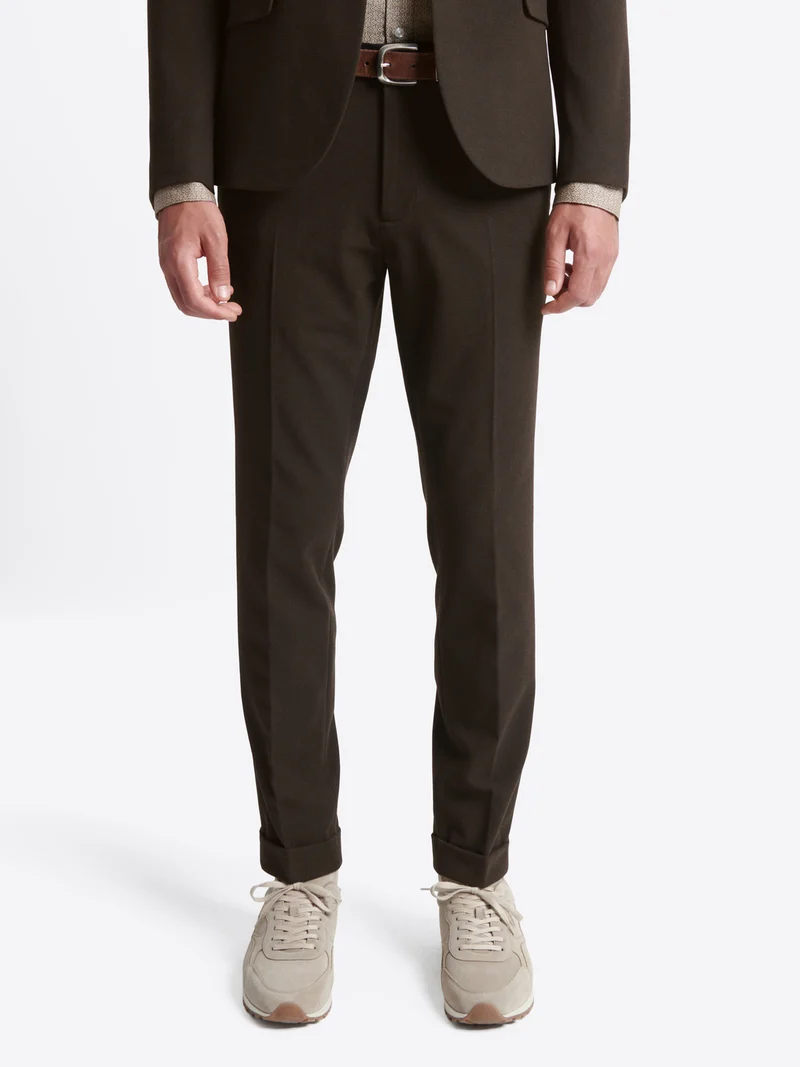 Pantalon de costume en matière recyclée