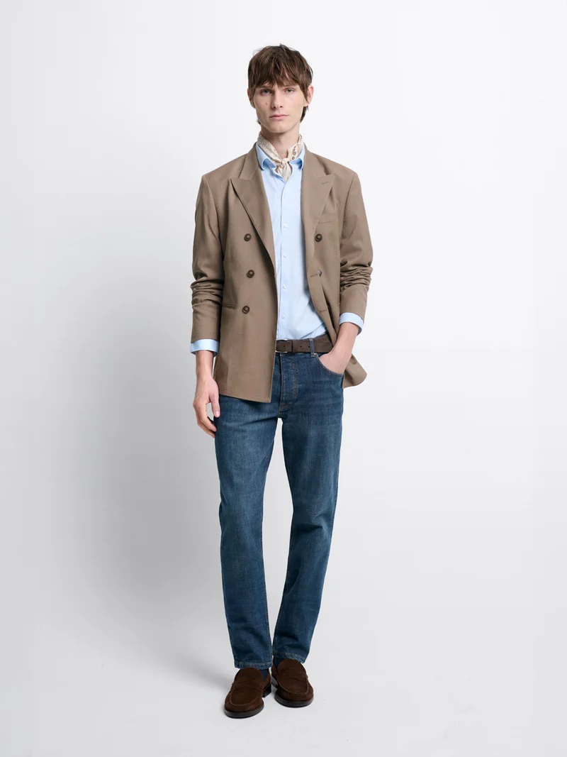 Chemise extraslim tissu traveler