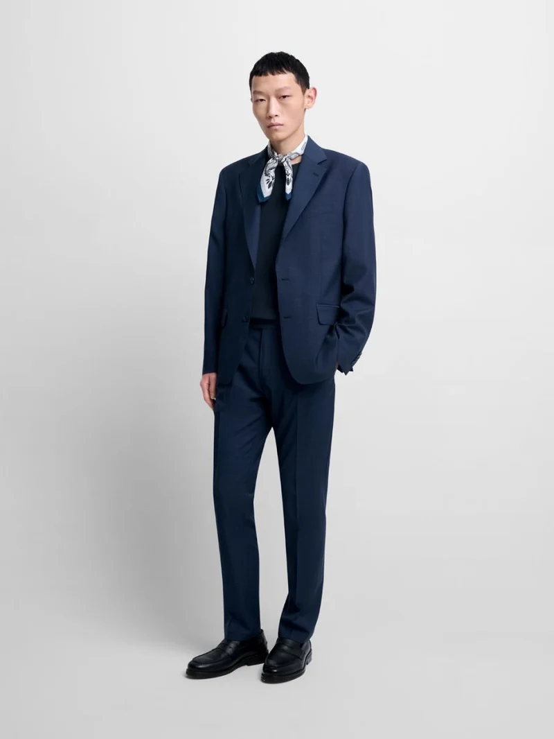 Veste de costume slim en laine