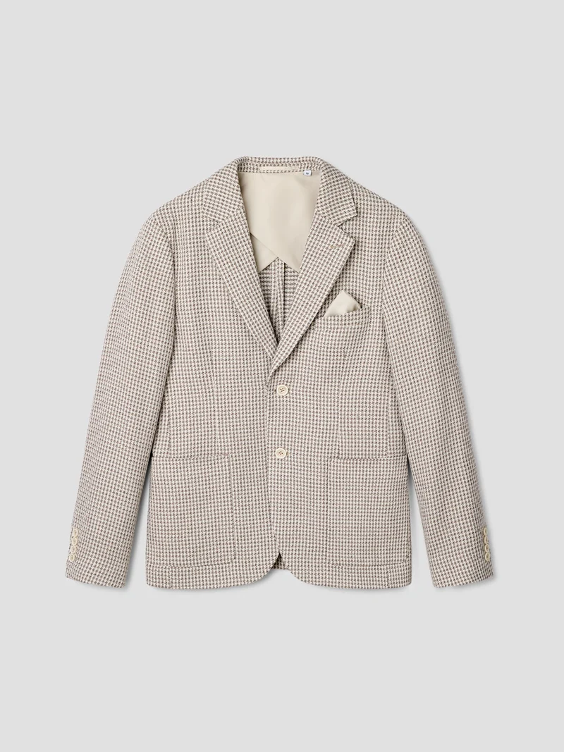 Veste slim à motif