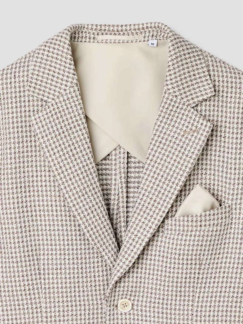 Veste slim à motif