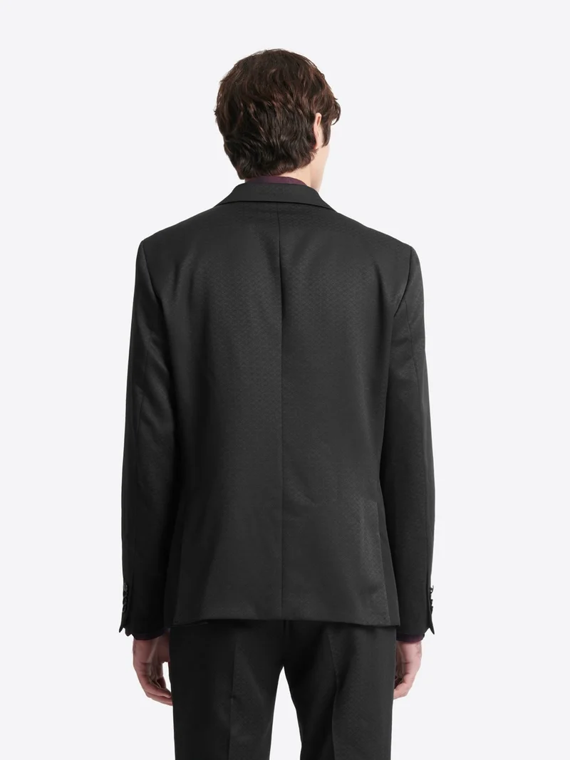 Veste de costume slim en jacquard