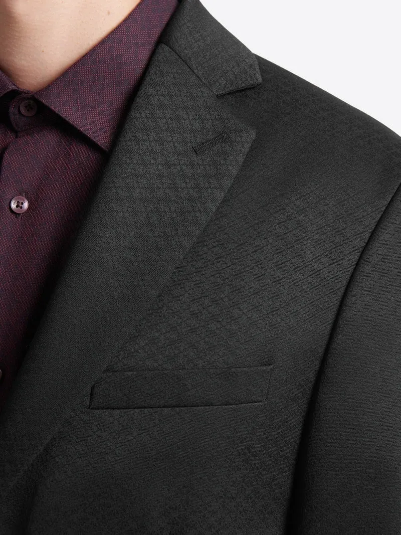 Veste de costume slim en jacquard