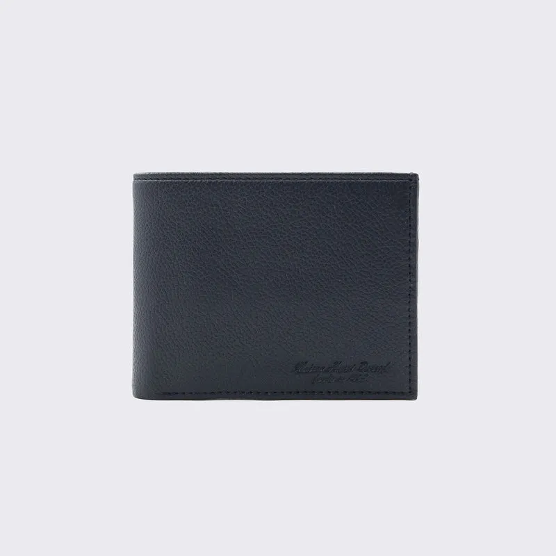 Portefeuille en cuir grainé