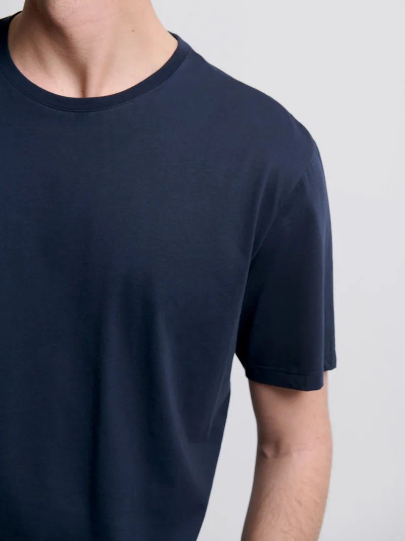 T-shirt col rond en coton Supima®