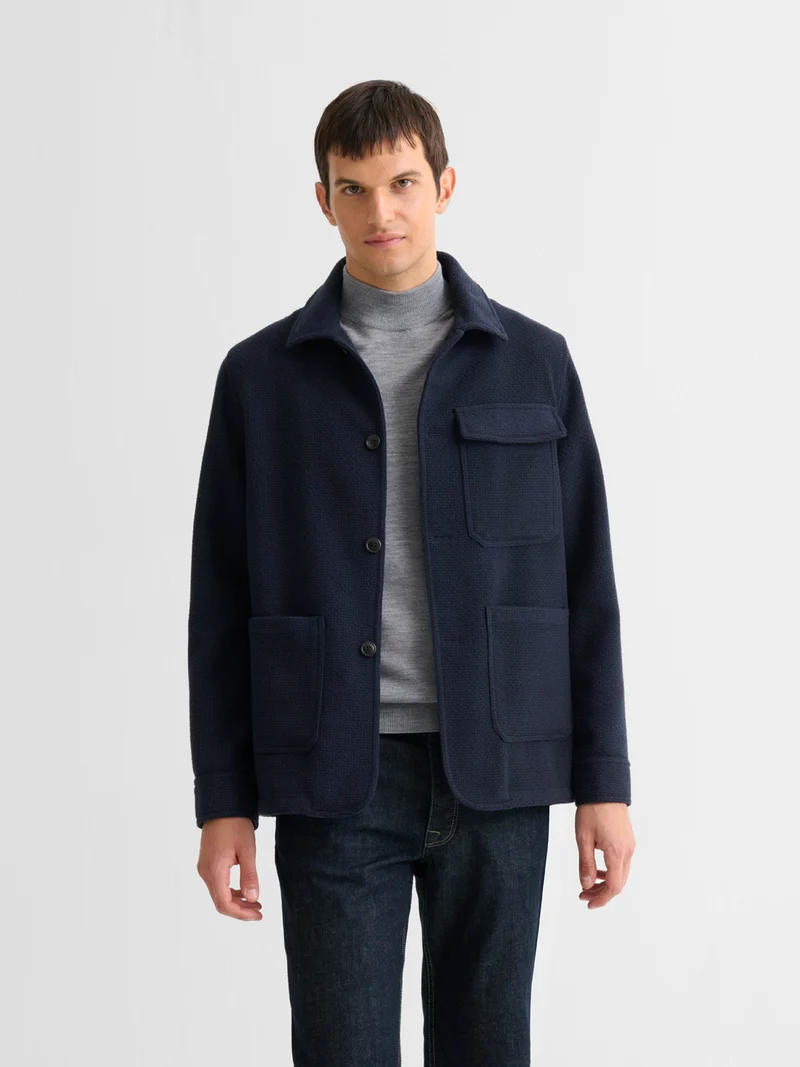 Veste ville col chemise
