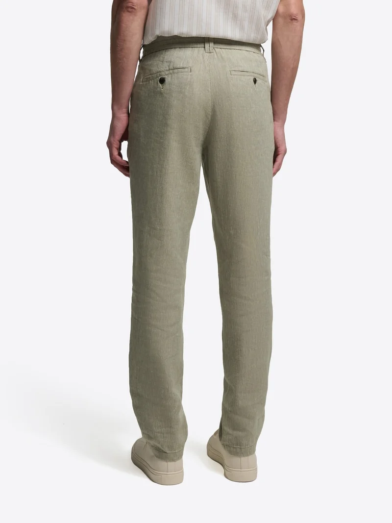 Chino en coton lin