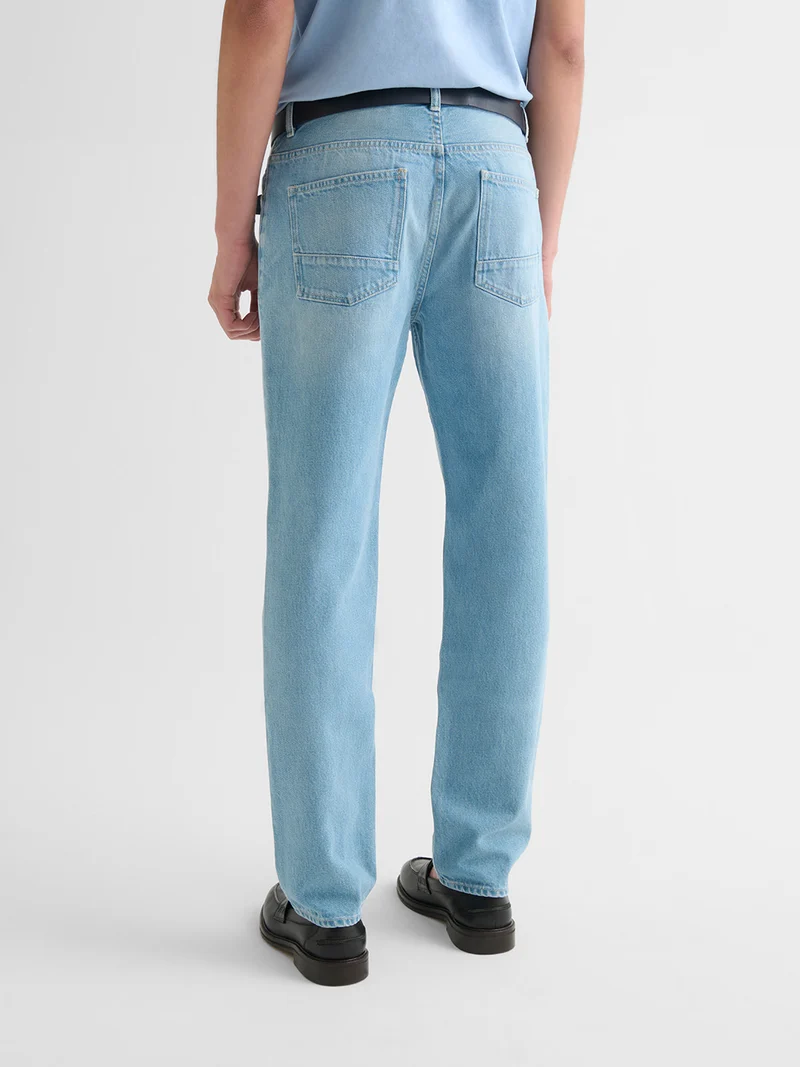 Jean denim regular en coton