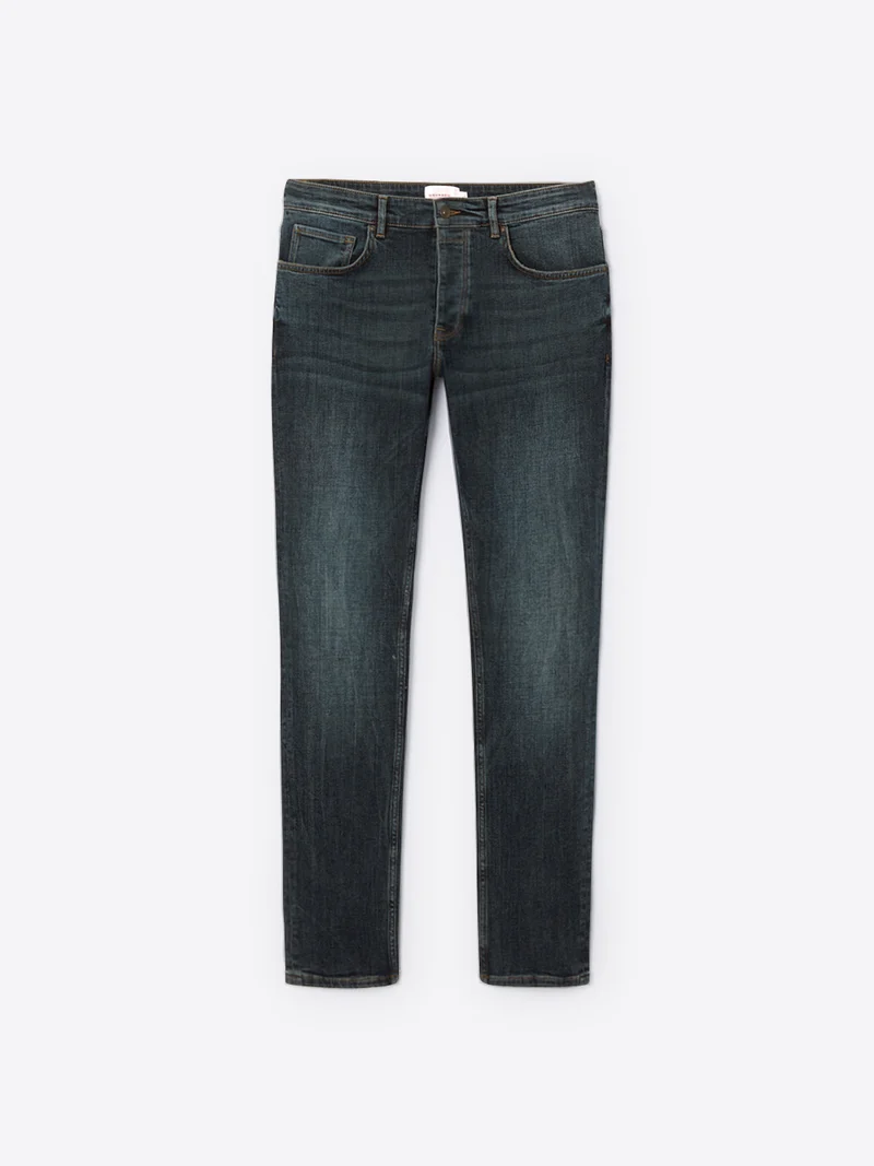 Jean denim extraslim stretch teinté
