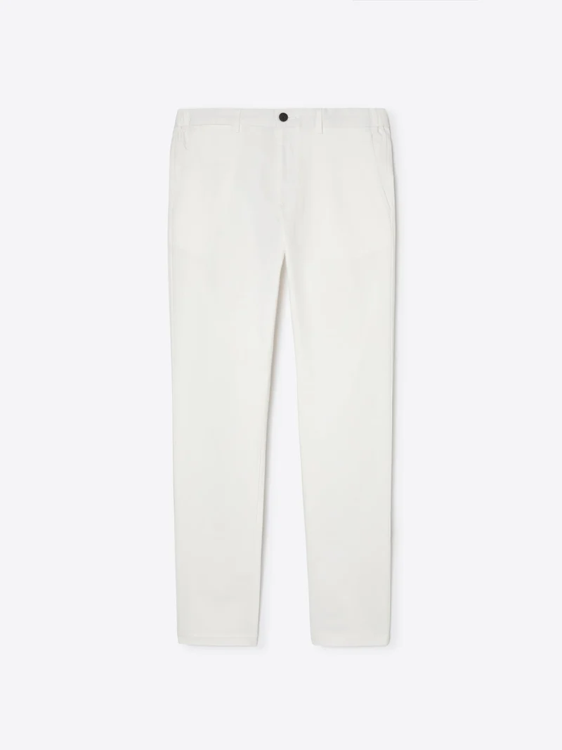 Chino slim en coton mélangé