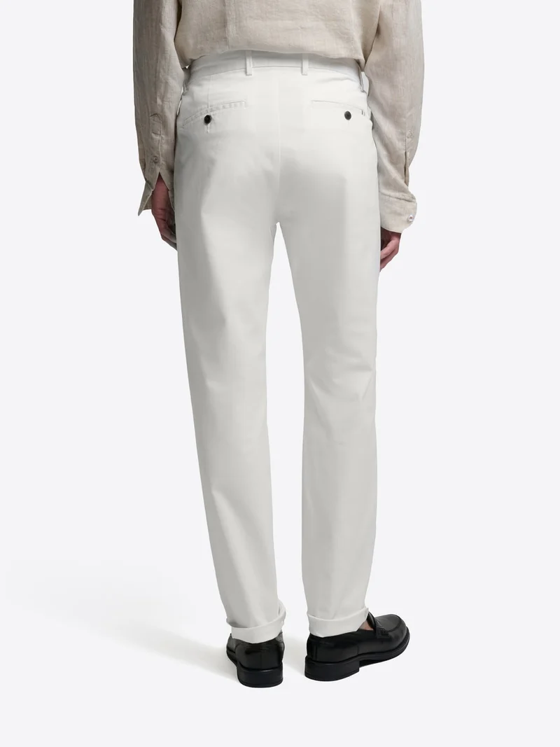 Chino slim en coton mélangé