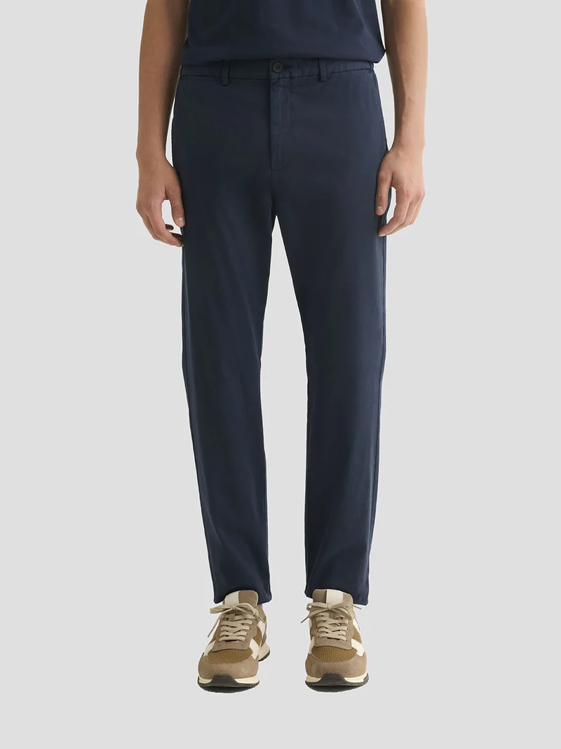 Chino en coton mélangé