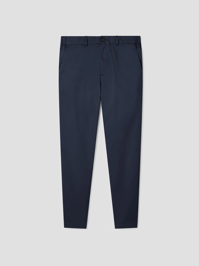 Chino en coton mélangé