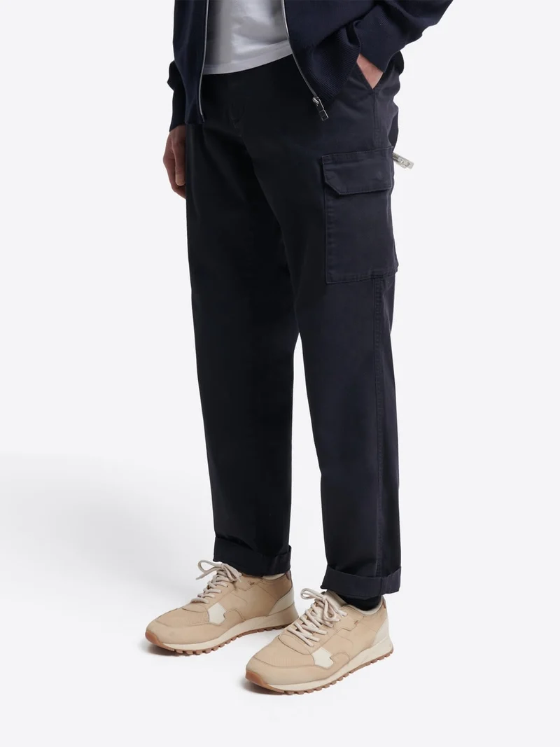 Pantalon cargo slim en coton stretch