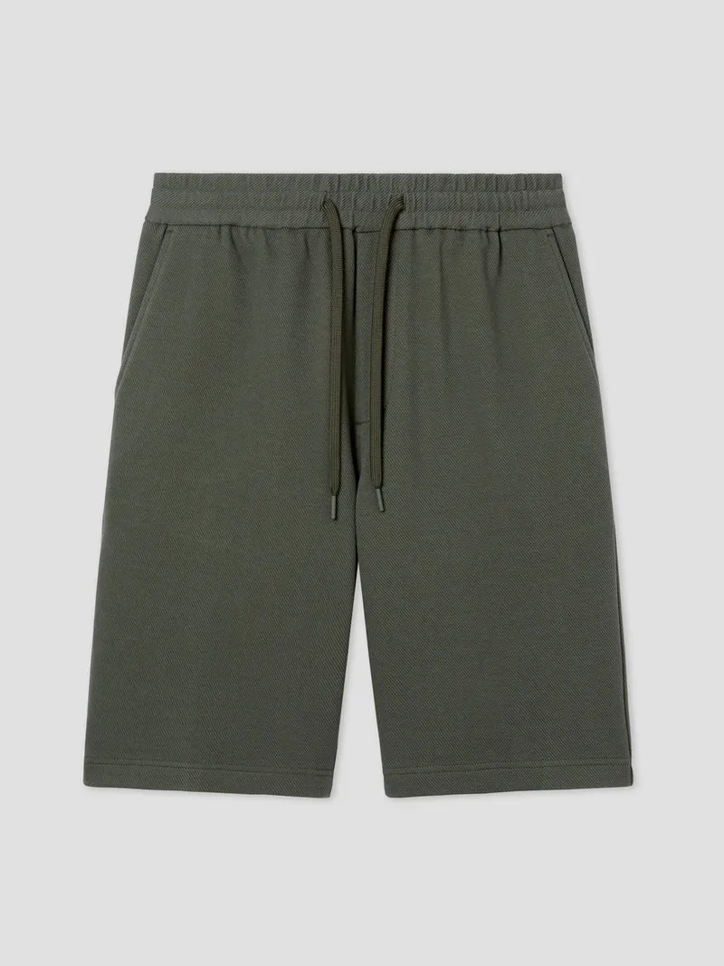 Bermuda regular taille élastiquée