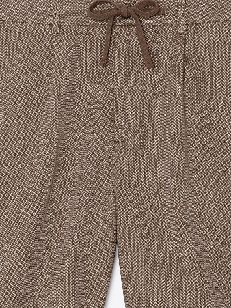 Bermuda slim taille semi-élastiquée