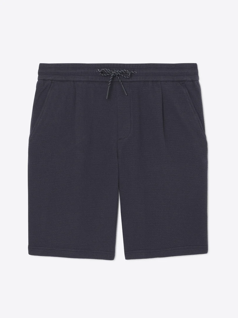 Bermuda regular en coton gauffré