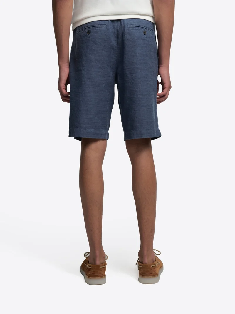 Bermuda slim taille semi-élastiquée