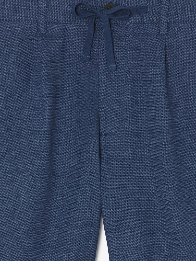 Bermuda slim taille semi-élastiquée