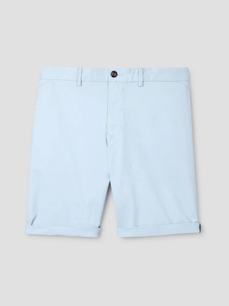 Bermuda slim taille semi-élastiquée