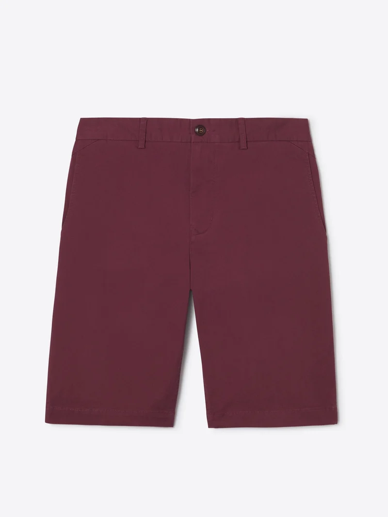 Bermuda slim en coton stretch