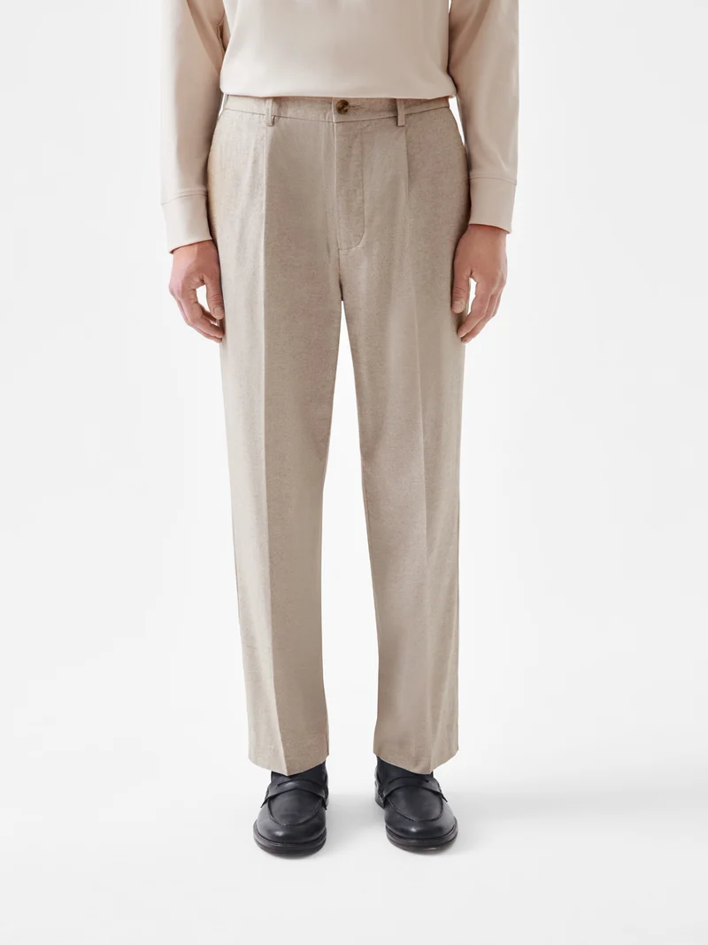 Chino loose fit chiné - L'atelier