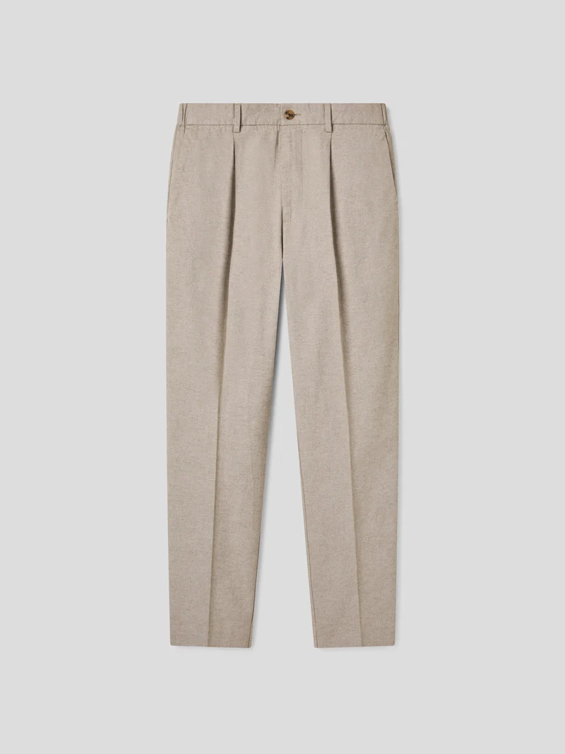 Chino loose fit chiné - L'atelier
