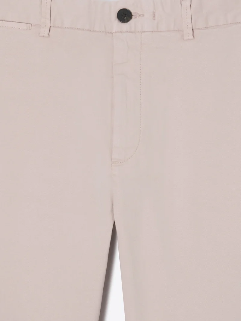 Chino slim en coton mélangé