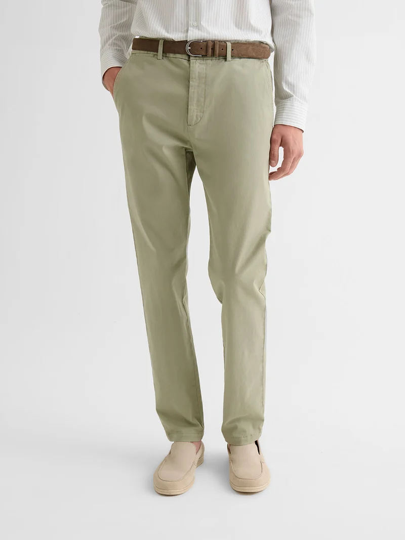 Chino slim stretch taille élastiquée