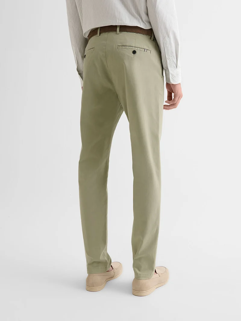 Chino slim stretch taille élastiquée