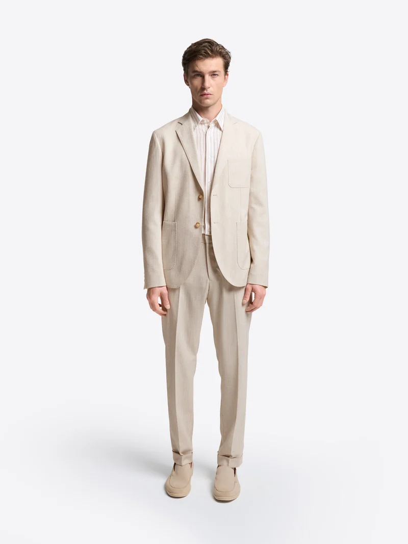 Veste de costume slim bistretch à motif