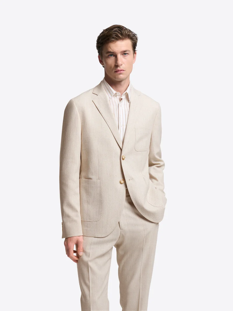 Veste de costume slim bistretch à motif