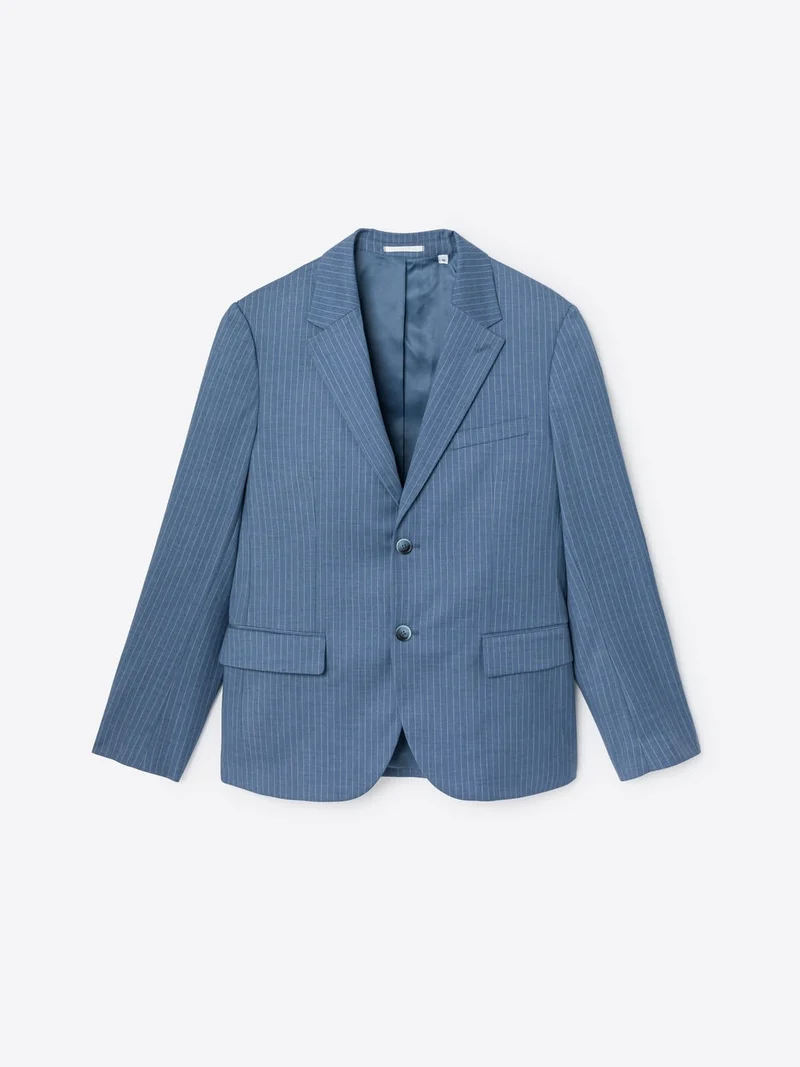 Veste de costume slim à rayures
