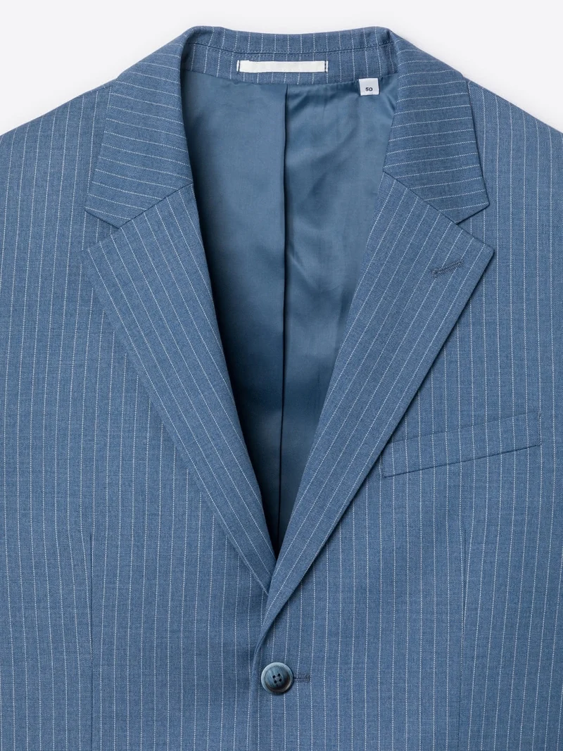 Veste de costume slim à rayures