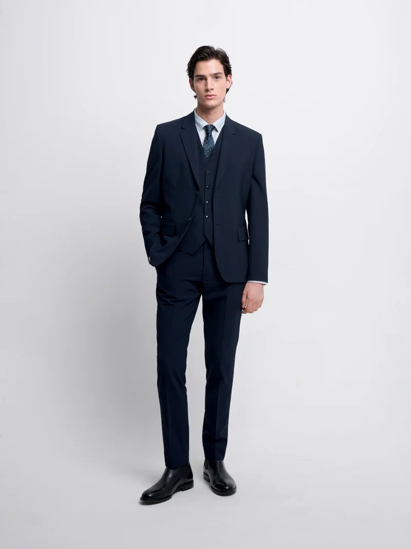 Veste de costume extraslim en laine