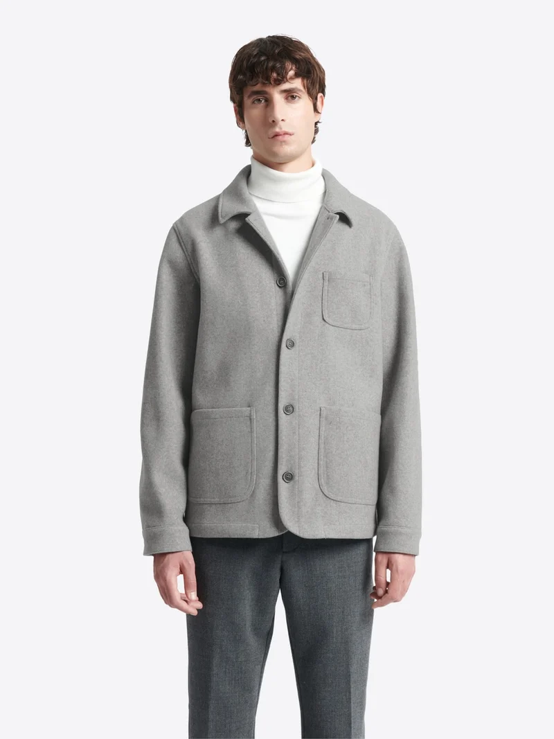 Veste ville slim unie