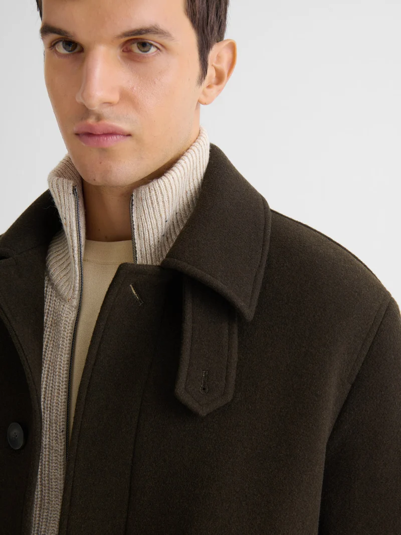 Pardessus col chemise