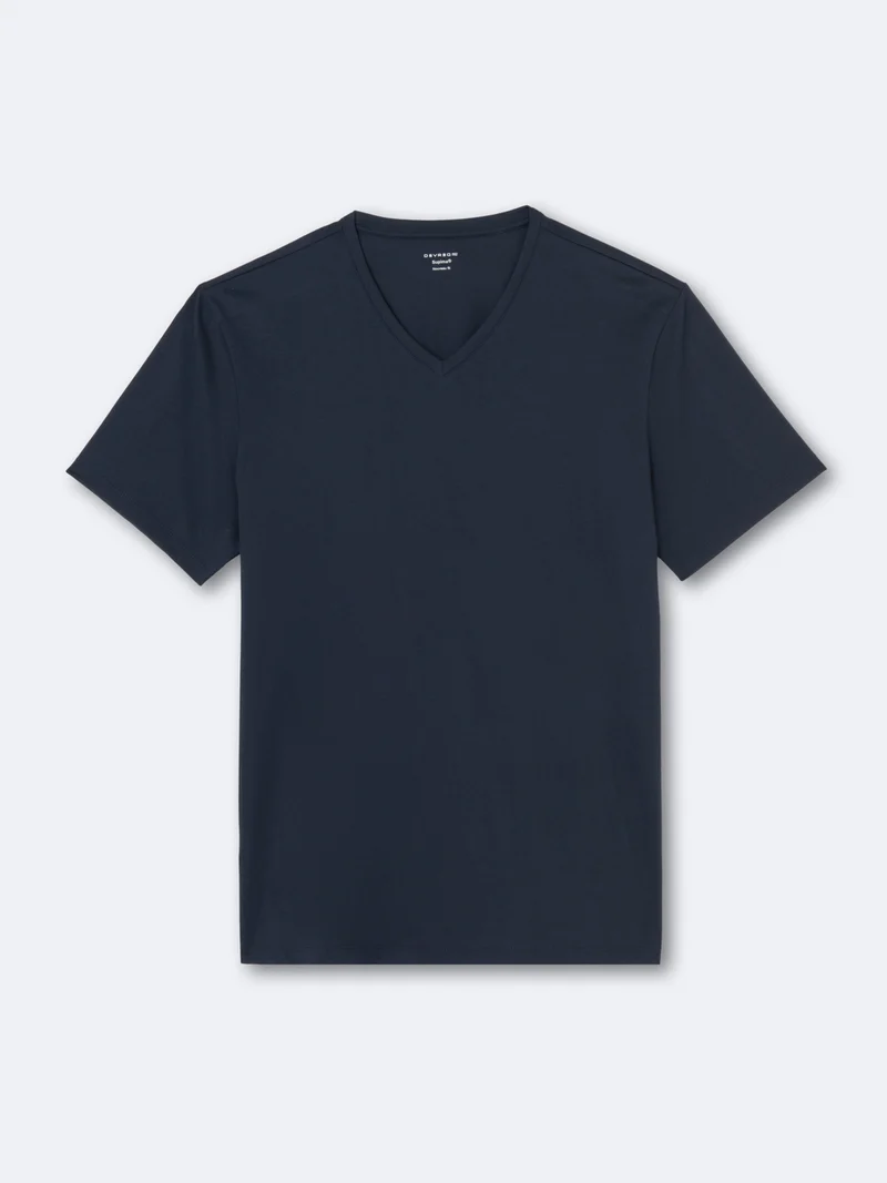 T-shirt col V en coton Supima®