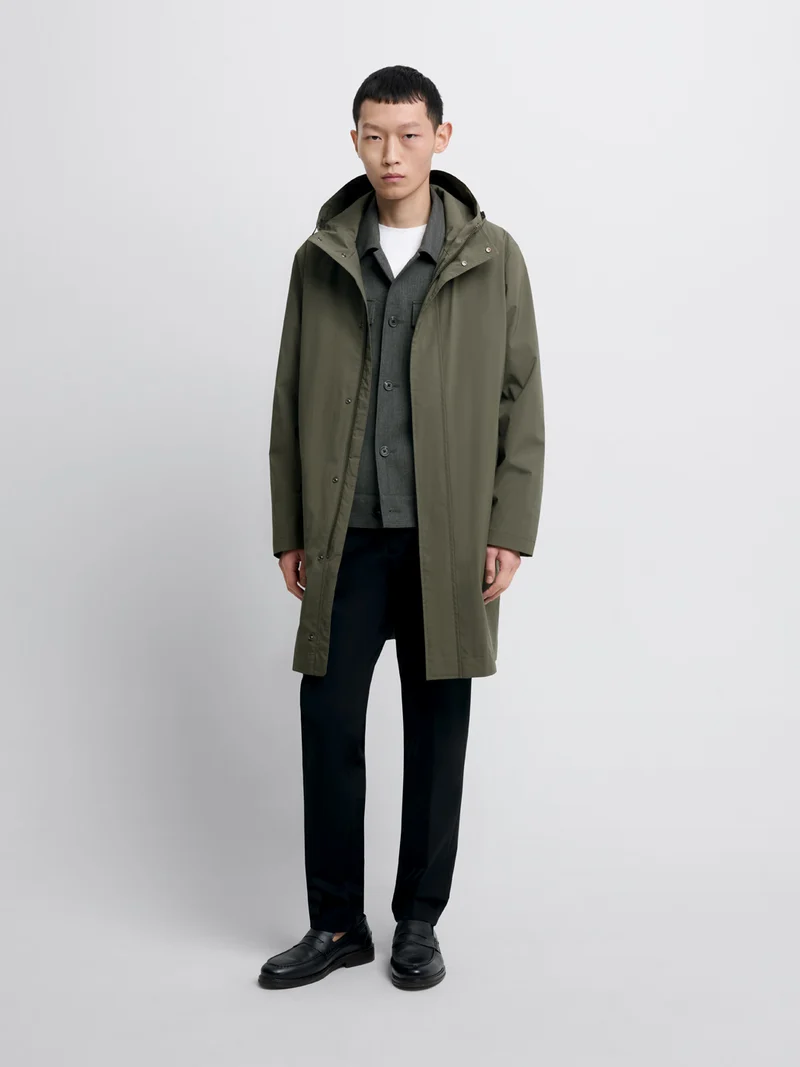 Imperméable regular à capuche