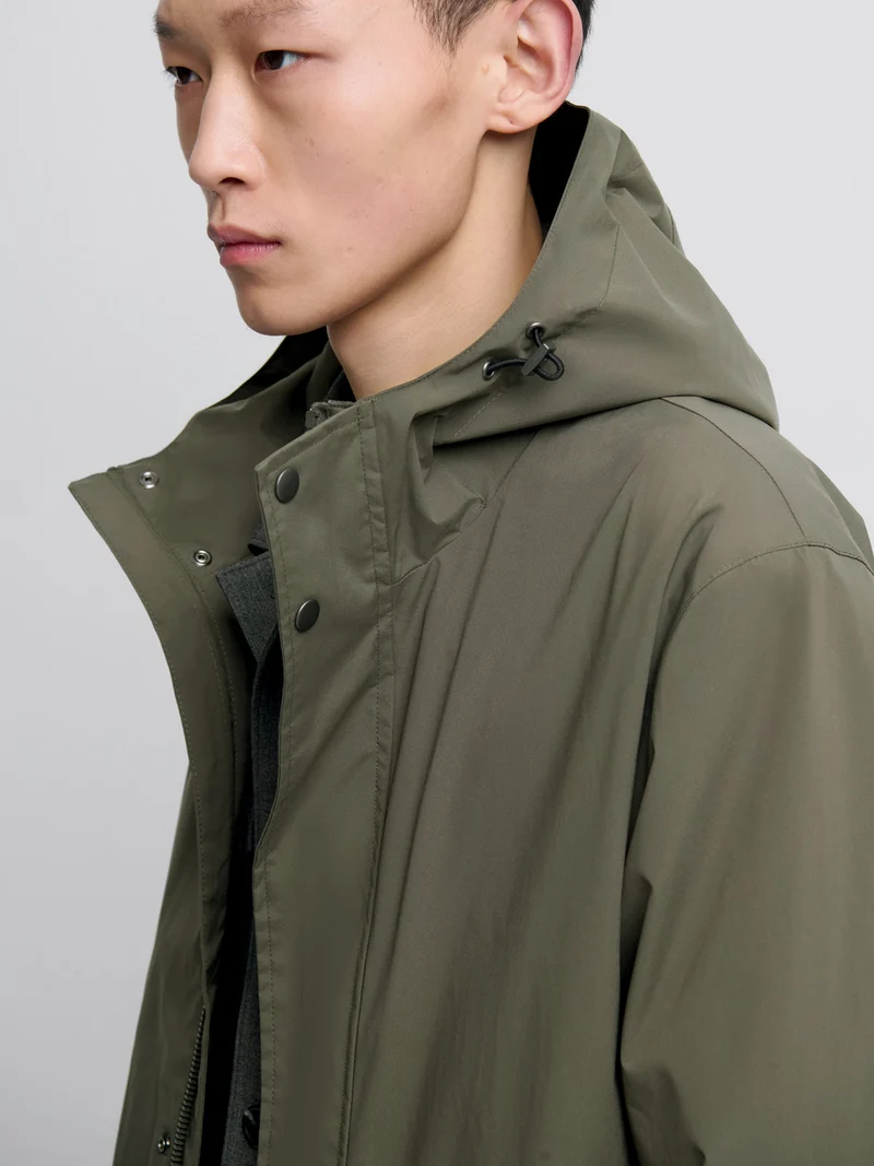 Imperméable regular à capuche