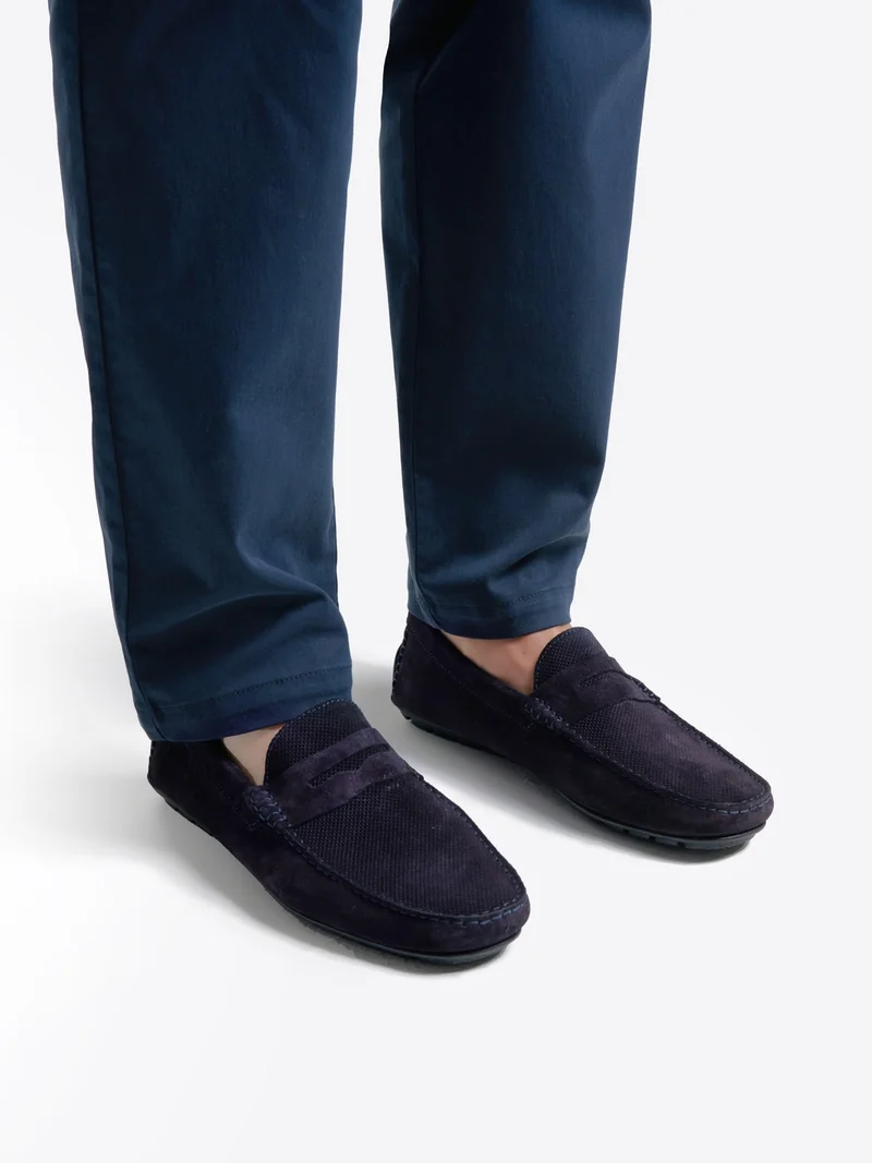Mocassins en cuir