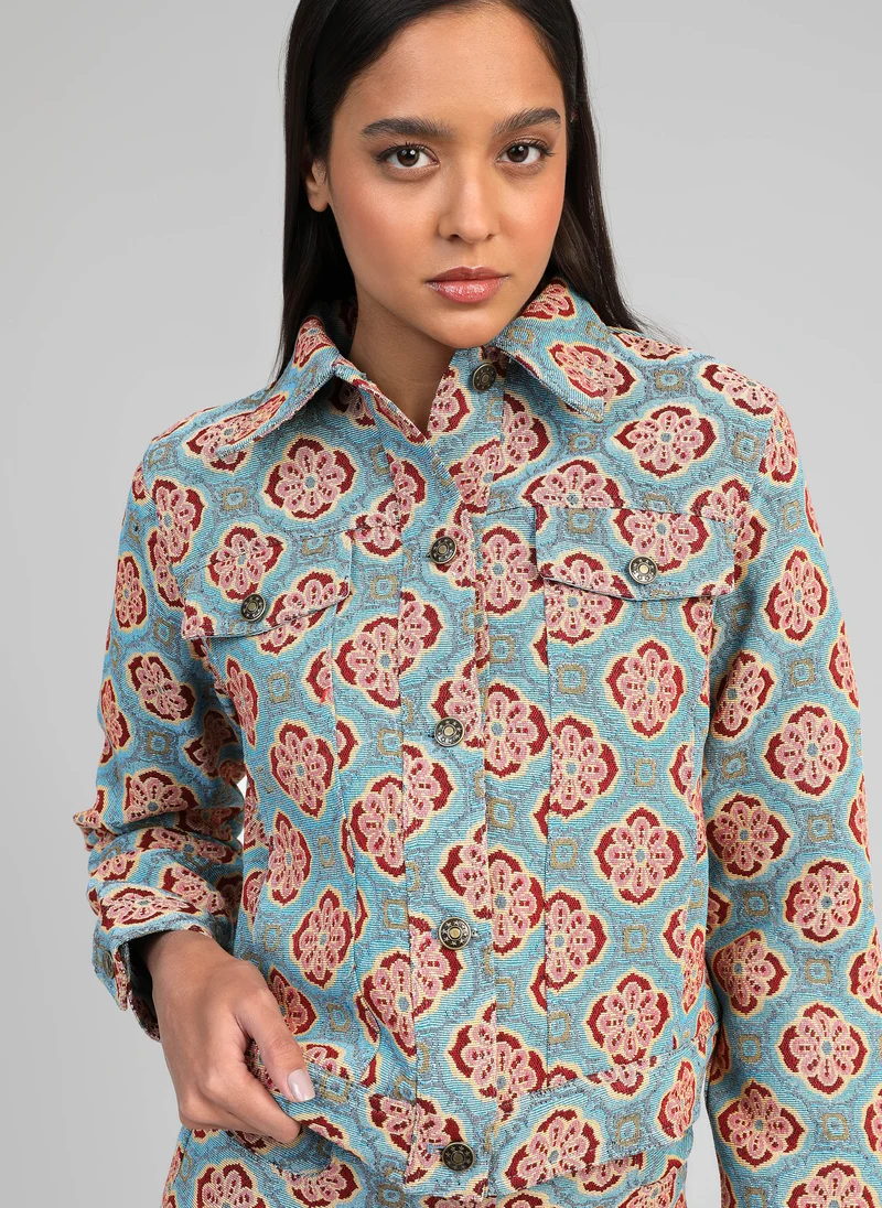 VESTE HELYANA bleu