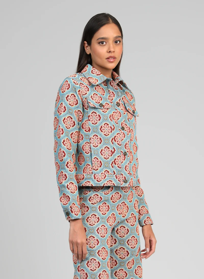 VESTE HELYANA bleu