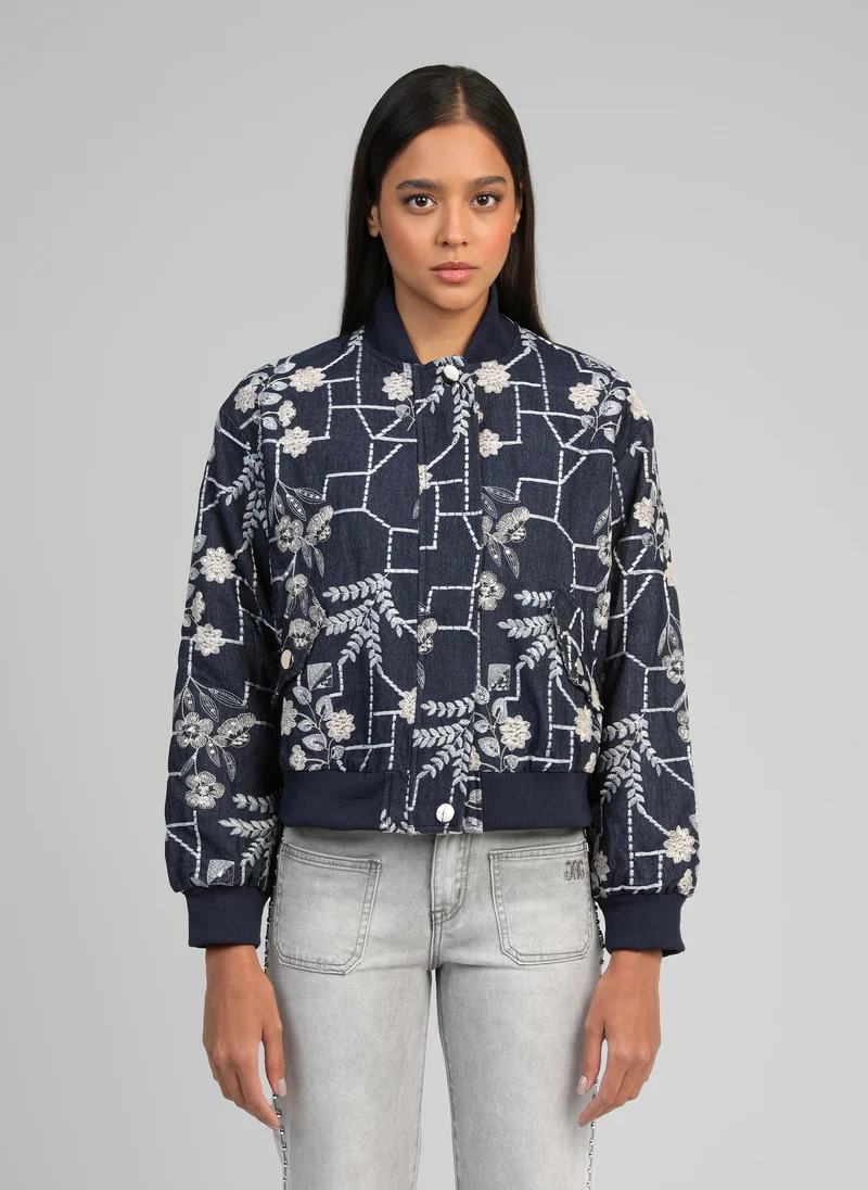 VESTE CASSYDENIM indigo