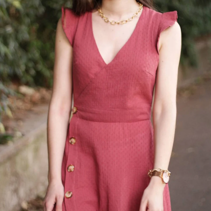 Patron de couture PDF | Robe Alix | Cha'Coud | Bilingue (FR/EN)