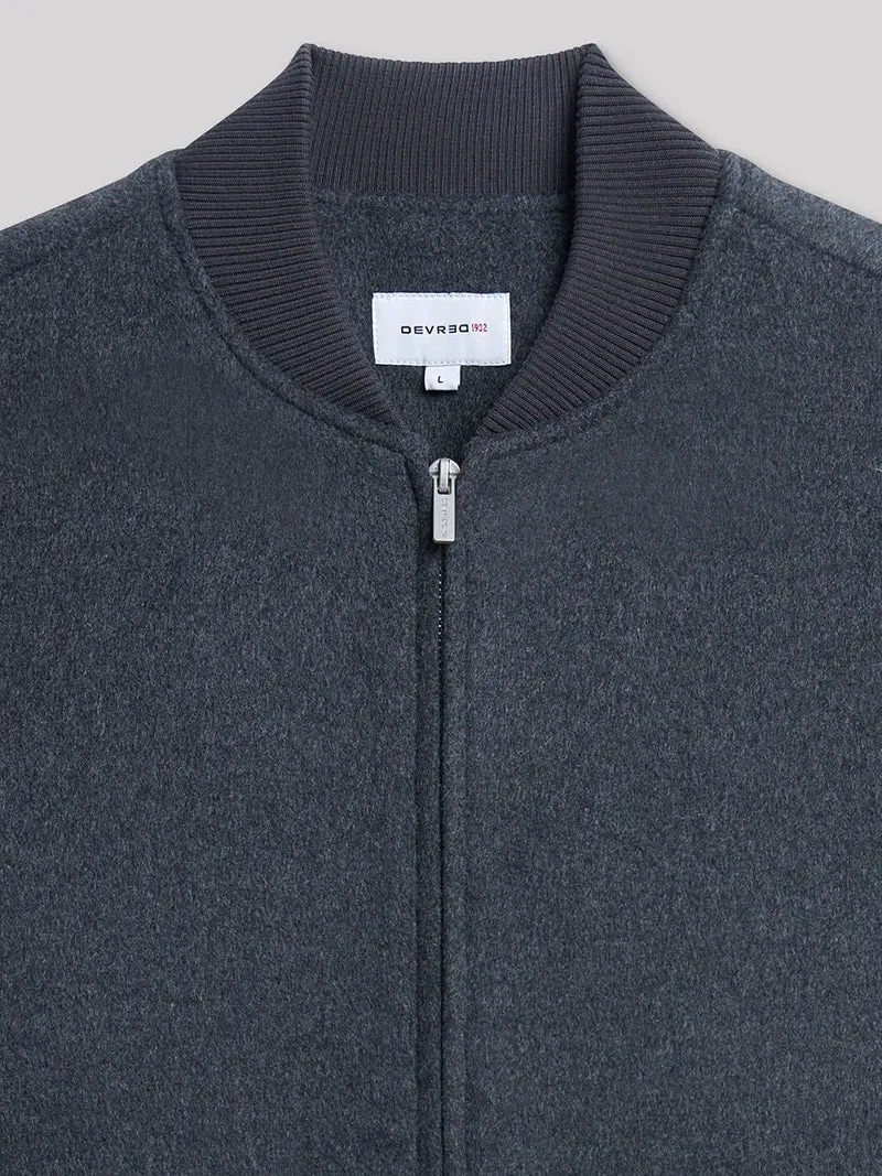 Blouson col teddy uni