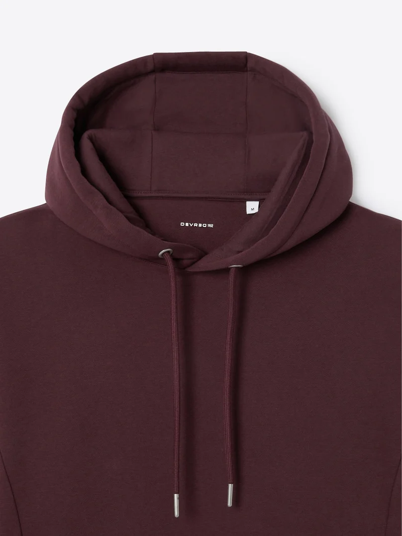 Sweat à capuche chiné