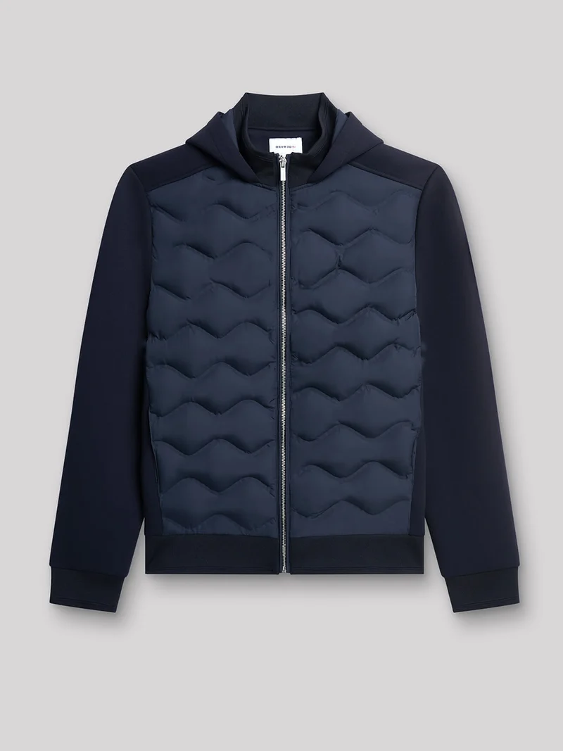 Veste legère à capuche matelassé