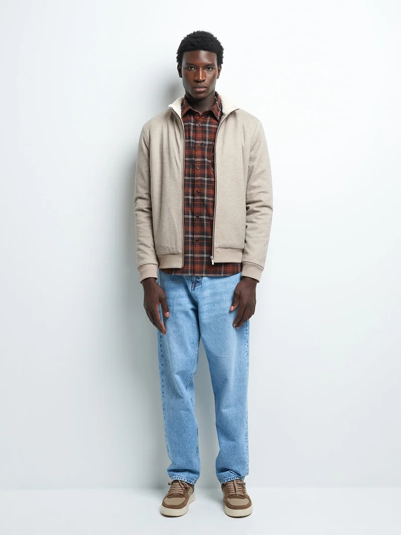 Blouson col sherpa uni